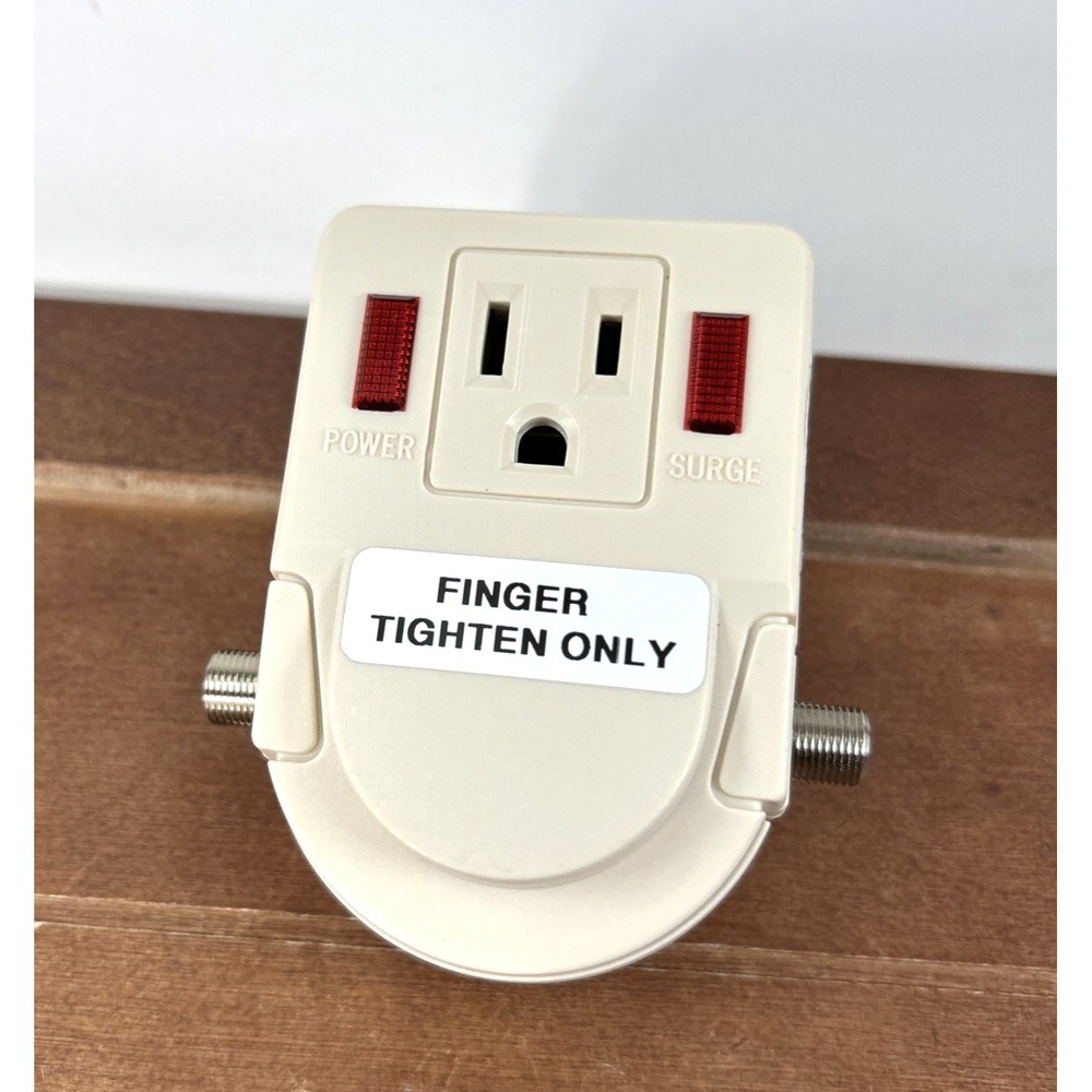Ahoku‎ Surge Protector Coaxial Cable Connectors, 15A 125VAC 60HZ 400V, LR 89187